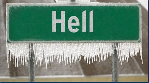 Hell froze over, by TeX HeX, used under CC license