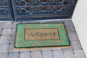 Welcome Mat, by Dru Bloomfield, used under cc license