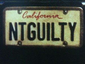 Not Guilty, by Ged Carroll, cc license